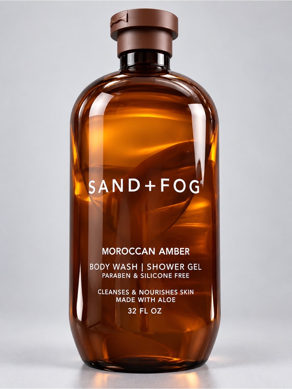Moroccan Amber Body Wash & Shower Gel – 32 fl oz – Warm Amber, Woods & Musk